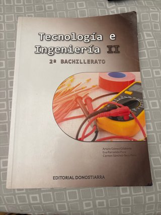 Tecnología e ingeniería II. 2o Bachillerato