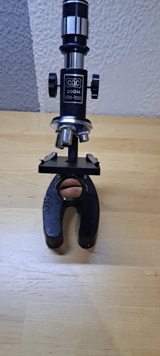 Microscopio C.O.C. Vintage Zoom 100X-750X