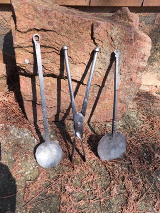 Conjunto Utensilios Estufa Hierro Forjado