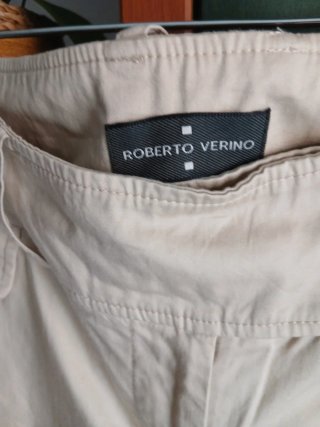 Pantalón Roberto Merino Crudo Talla S