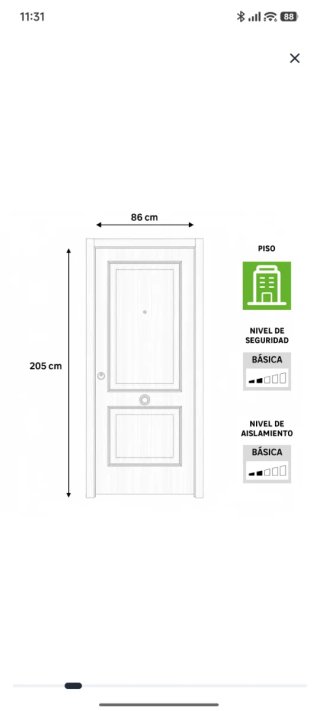 Puerta blindada Home Index A/B