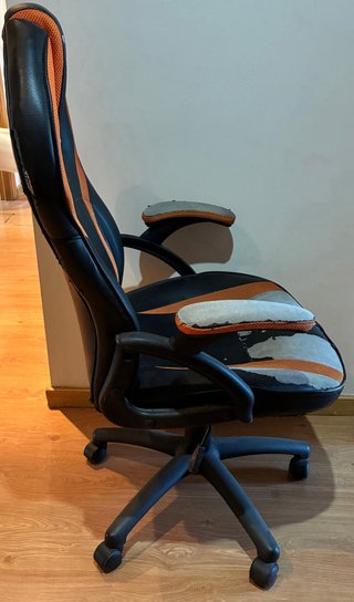 Silla Gaming Mars Gaming Negra y Naranja