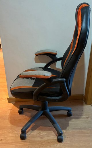 Silla Gaming Mars Gaming Negra y Naranja
