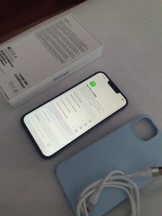 iPhone 14 plus Azul salud de batteria 88%