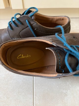 Zapatos Clarks Marrones Hombre