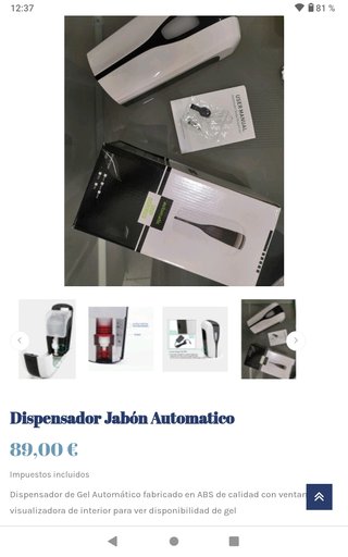 Dosificadores de jabón automático Nuevos al 85%