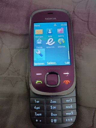 Nokia 7230 RM-604 Rosa/Plata