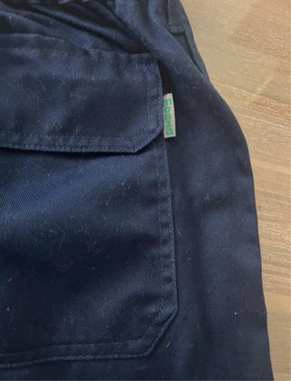 Pantalón de trabajo multibolsillos azul marino