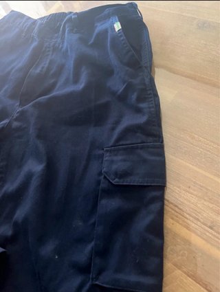 Pantalón de trabajo multibolsillos azul marino