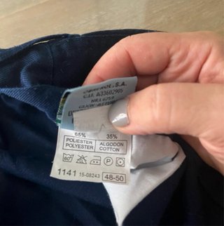 Pantalón de trabajo multibolsillos azul marino