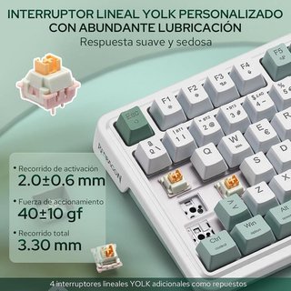 Teclado gaming inalámbrico Redragon K719 Pro NUEVO