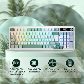 Teclado gaming inalámbrico Redragon K719 Pro NUEVO