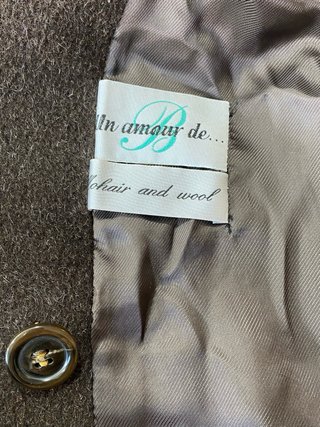 Cappotto donna lana e mohair taglia M