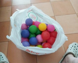 Pelotas para piscina de bebé