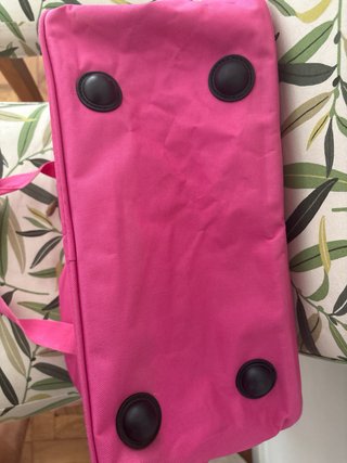 Bolsa mini maleta ruedas fijas