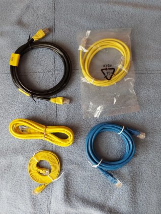 Lote 5 Cables Ethernet Cat 5e
