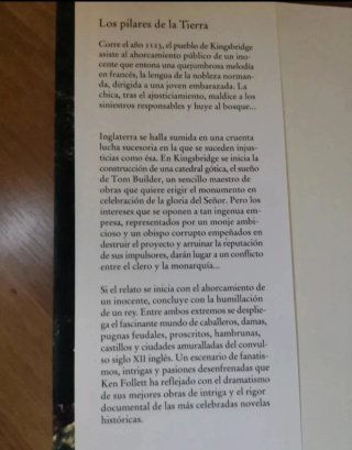 Libro. Los pilares de la tierra. Ken Follett
