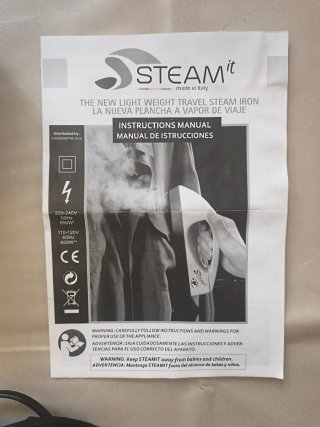 Plancha de viaje vertical STEAM'it