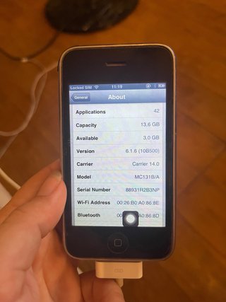 iPhone 3GS 16GB Negro - Clásico. Funciona correcta