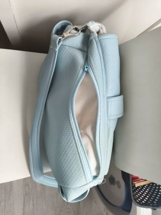 Bolso para carrito de bebé azul