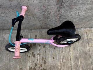 Bicicleta sin pedales Btwin rosa