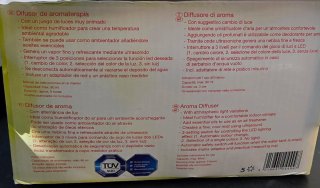 Humidificador Difusor aromas Silvercrest Blanco