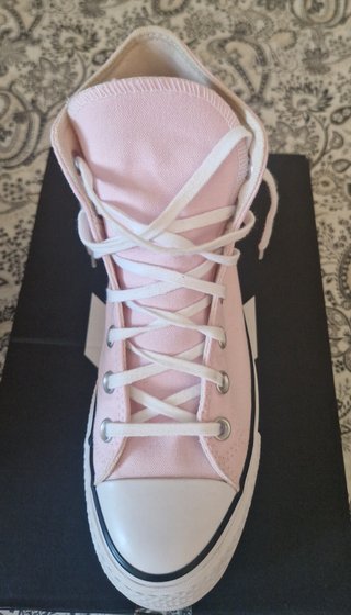 Converse plataforma rosa