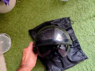 Casco Custom Fibra Carbono