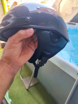 Casco Custom Fibra Carbono