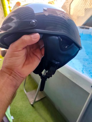 Casco Custom Fibra Carbono