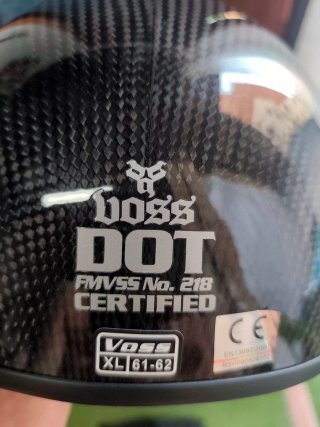 Casco Custom Fibra Carbono