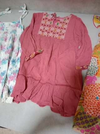 3 Vestidos Niña Verano Flores