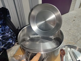 Juego de tazas medidoras de acero inoxidable. 150€