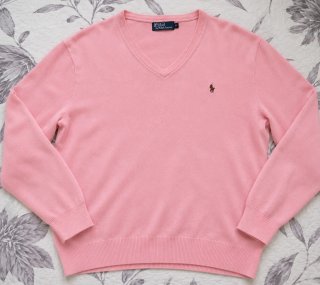 Polo Ralph Lauren Manga Larga XL Rosa