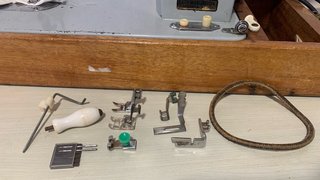 Máquina de coser Read's antigua inglesa