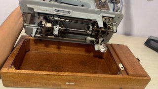 Máquina de coser Read's antigua inglesa