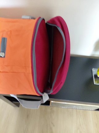 Mochila nevera petate naranja