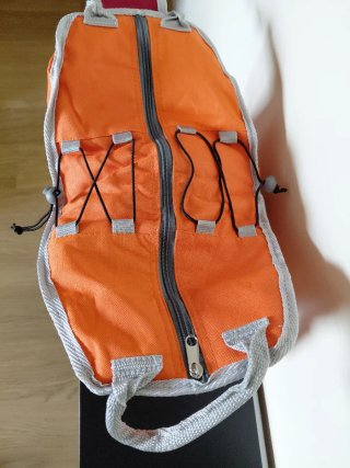 Mochila nevera petate naranja
