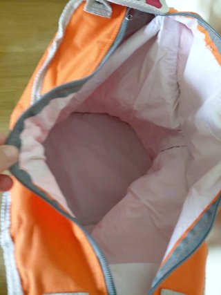 Mochila nevera petate naranja