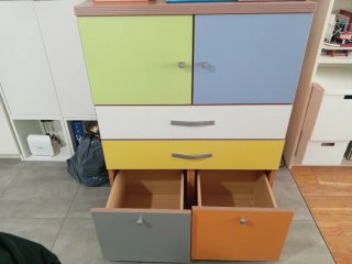 Cajonera juvenil multicolor