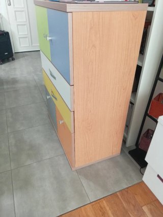 Cajonera juvenil multicolor