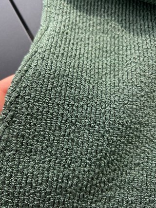 Top Zara Brillos Verde Talla M