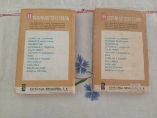 2 libros antiguos Historias Selección