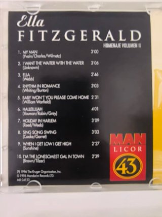4 CDs: Ray Charles,Fitzgerald,Gillespie,Holiday