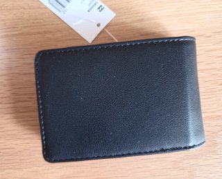 Cartera billetera hombre negra a estrenar.
