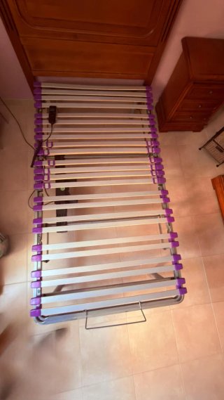 Cama Articulada Madera y Metal