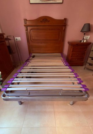 Cama Articulada Madera y Metal