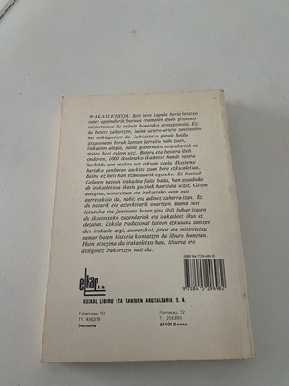 Irakasletxoa Rolf Krenzer Itzul Saila N 72