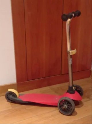 Patinete 3 ruedas rojo