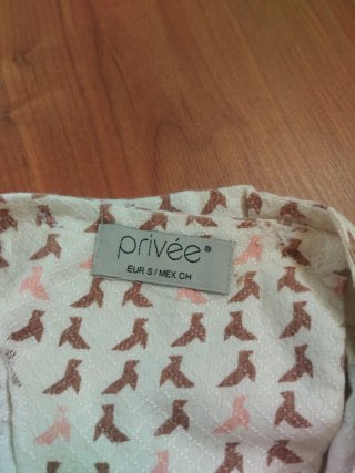 Vestido sin mangas estampado pajaritas